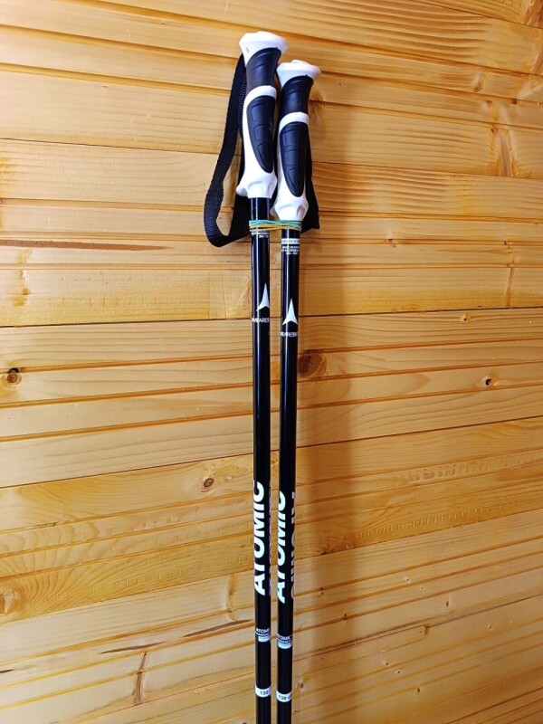 NOVÉ PALICE ATOMIC APT BLACK-WHITE 130CM